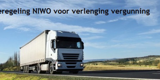 Coulanceregeling NIWO voor verlenging vergunning