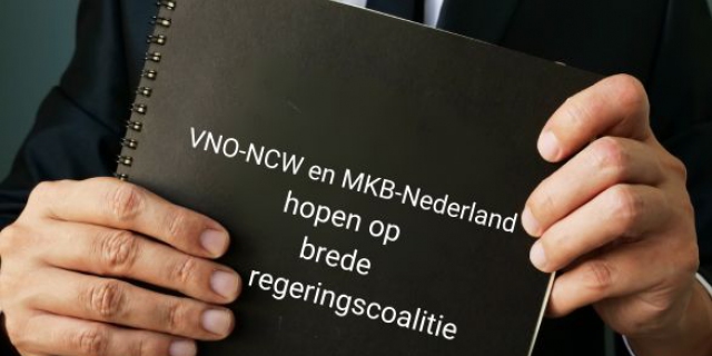 VNO-NCW en MKB-Nederland hopen op brede regeringscoalitie